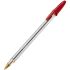 Caixa com 50 unidades de caneta bic cristal 1.0 vermelha