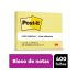 Post-it 38x50mm 4 Blocos 100 Folhas Amarelo 653 3m