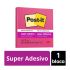 Post-it Novas Cores 76x76mm 90 Folhas Pink Neon 654 3m