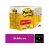 Post-it 38x50mm Amarelo 100f 24 Blocos 4 Gratis  3m