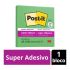 Post-it Super Adesivo 76x76mm 90 Folhas Verde Limao 3m