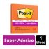 Post-it Super Adesivo 76x76mm 90 Folhas Laranja 3m