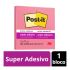 Post-it 76x76mm 90 Folhas Pink 654 3m