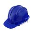 Capacete de Seguranca Azul Escuro Aba Frontal Com Suspensao Ref. 70000471 Plastcor