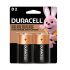 Pilha Alcalina Grande d 2 Unid Duracell