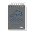 Caderno Espiral 1/16  Apont. 7x10cm 40fls 21507-4 Credeal