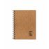 Caderno Espiral Universitario Kraft Capa Flex 80fls 8000r Romitec