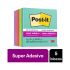 Post-it Colecao Super Nova 76x76mm 5 bl 450f 3m