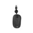 Mouse Retratil Emborrachado Preto Usb Mo231 Multilaser